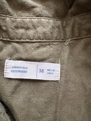Mono verde militar con cordón