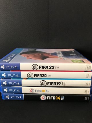 Pack FIFA PS4: 22, 20, 19, 18, 14