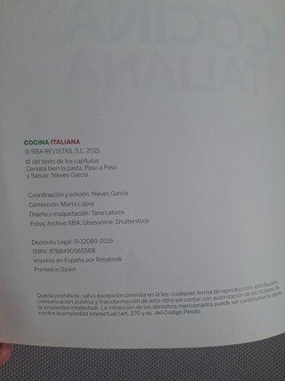 Cocina Italiana