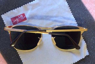 Occhiali Ray-Ban Signet Vintage Oro Nero