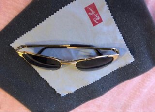 Occhiali Ray-Ban Signet Vintage Oro Nero