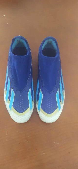 Zapatilla Fútbol Adidas Talla 40 Azul/Amarillo