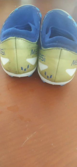 Zapatilla Fútbol Adidas Talla 40 Azul/Amarillo