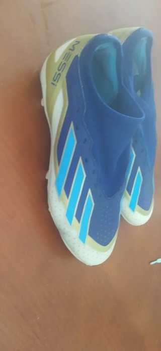 Zapatilla Fútbol Adidas Talla 40 Azul/Amarillo