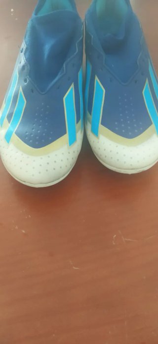 Zapatilla Fútbol Adidas Talla 40 Azul/Amarillo
