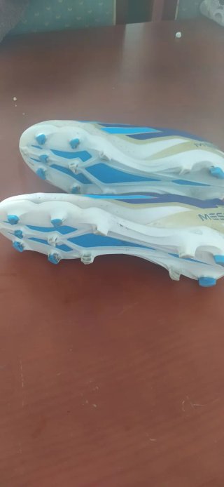 Zapatilla Fútbol Adidas Talla 40 Azul/Amarillo