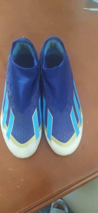 Zapatilla Fútbol Adidas Talla 40 Azul/Amarillo
