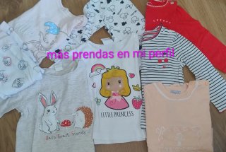 Lote 6 bodys niña 18 meses