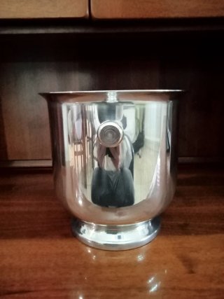 Secchiello Ghiaccio F. Gancia Metallo Vintage