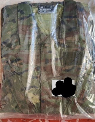 Traje completo militar verde boscoso