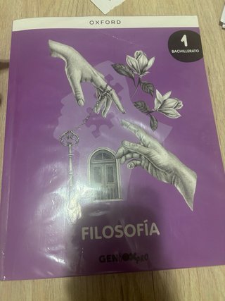Filosofía 1º Bachillerato. Libro del estudiante...