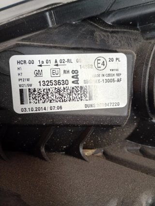 Faro Delantero Opel Meriva 2010-2013