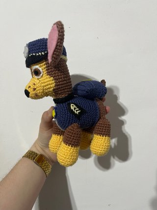 Chase Patrulla Canina Peluche Tejido