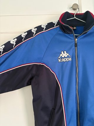 Chaqueta Kappa 1995-97 Entrenamiento Azul Multicol