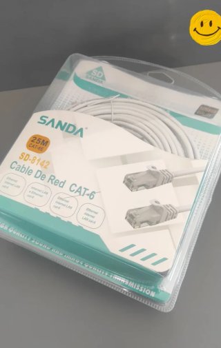 Cable SANDA CAT-6 25M LAN Ethernet