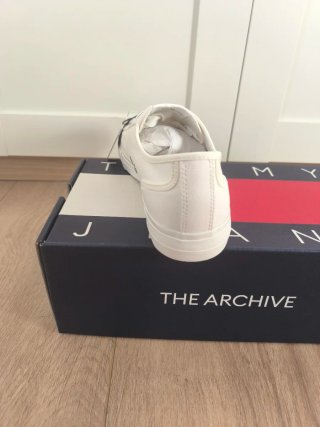 Zapatillas Tommy Jeans Lona Blancas Talla 43