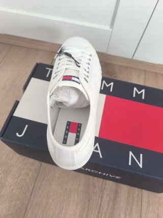 Zapatillas Tommy Jeans Lona Blancas Talla 43
