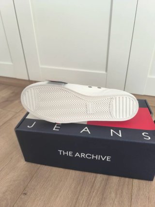 Zapatillas Tommy Jeans Lona Blancas Talla 43