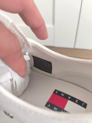 Zapatillas Tommy Jeans Lona Blancas Talla 43