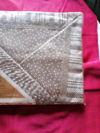 Completo letto Kimera beige/bianco