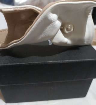 Cintura E.F Beige e Bianca con Fiocco