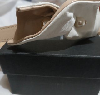 Cintura E.F Beige e Bianca con Fiocco