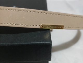 Cintura E.F Beige e Bianca con Fiocco