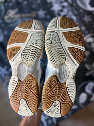 Zapatillas Asics Mujer Talla 38 Azul/Blanco