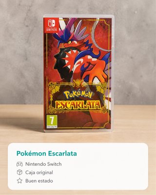 Pokémon Escarlata Nintendo Switch