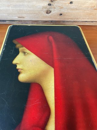 Scatola latta Vintage biscotti Lazzaroni “Fabiola”
