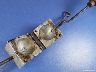 Molde para plomos de pesca