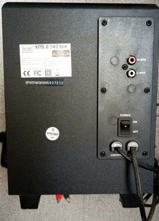 Altavoces Hercules 2.1 Negro