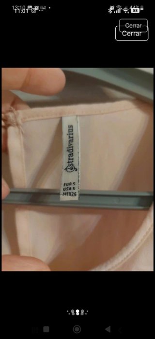 Vestido Stradivarius rosa talla única