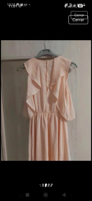 Vestido Stradivarius rosa talla única