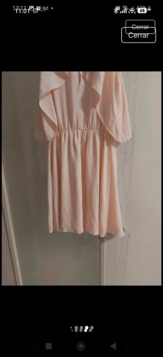 Vestido Stradivarius rosa talla única