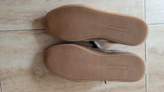 Zapatillas casual mujer beige y marrón