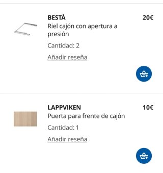 Cajones Mueble Besta