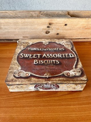 Scatola latta inglese antica Huntley & Palmers ‘20