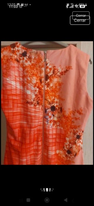 Vestido casual estampado floral