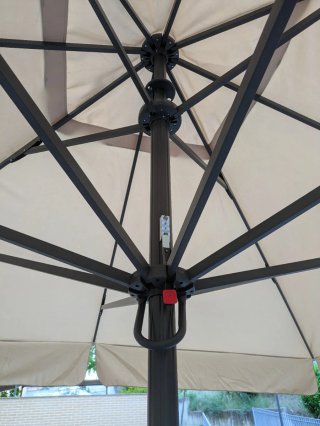 Parasol beige 4mx4m