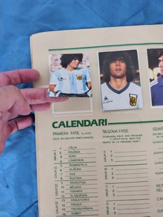 Álbum cromos futbol Mundial 82 Catalunya