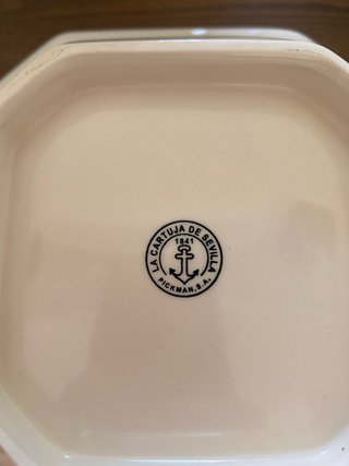 Vajilla Cartuja Pickman porcelana