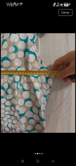 Vestido corto estampado