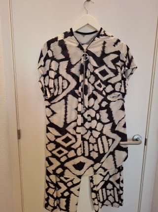 Conjunto Blusa y Pantalón Estampado