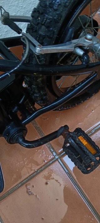 Bicicleta infantil negra