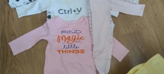 Lote 5 bodys bebé 12-18m