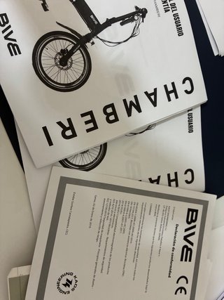 Bicicleta Eléctrica Plegable Negra - Bive