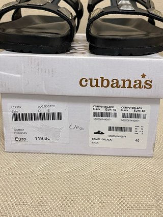 Ciabatte Cubanas vera pelle N.40
