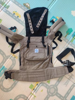 Mochila Portabebés Mipies Beige