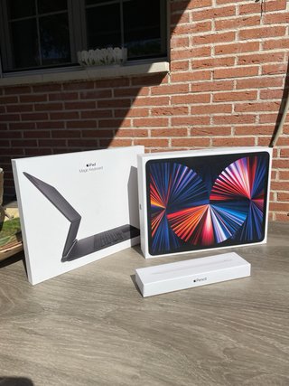 iPad Pro 12.9 5ª Gen M1 256GB + A.Pencil + Keyboar